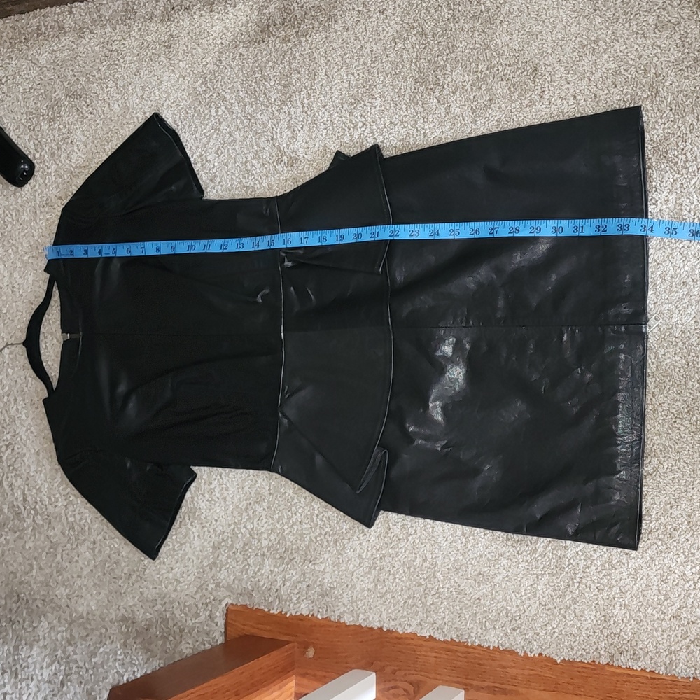 Alexander Mcqueen NWT real leather structured badazz dress SEE MEASUREME… - Picture 11 of 16